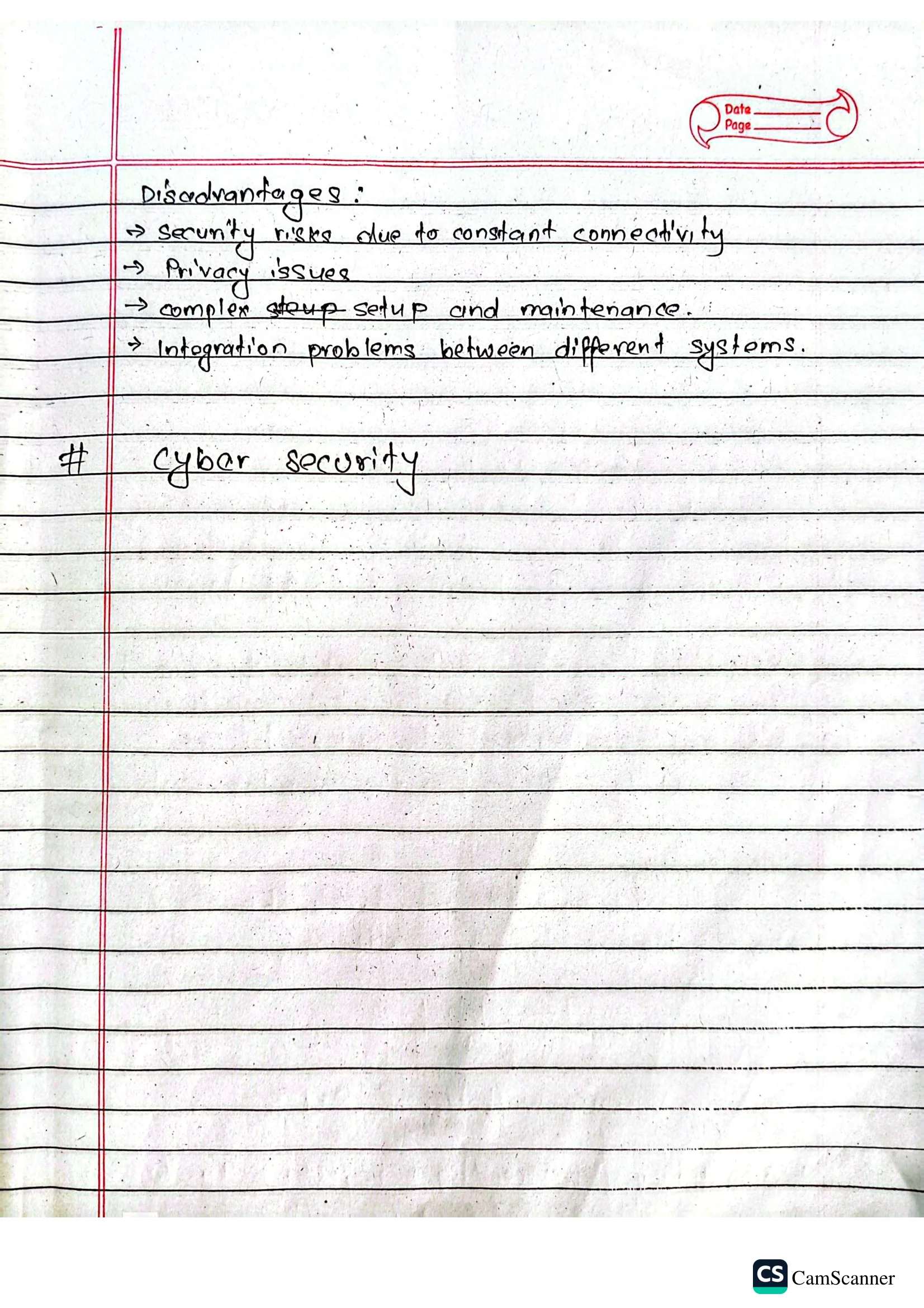 Computer Architecture Handwritten Note | Notestation