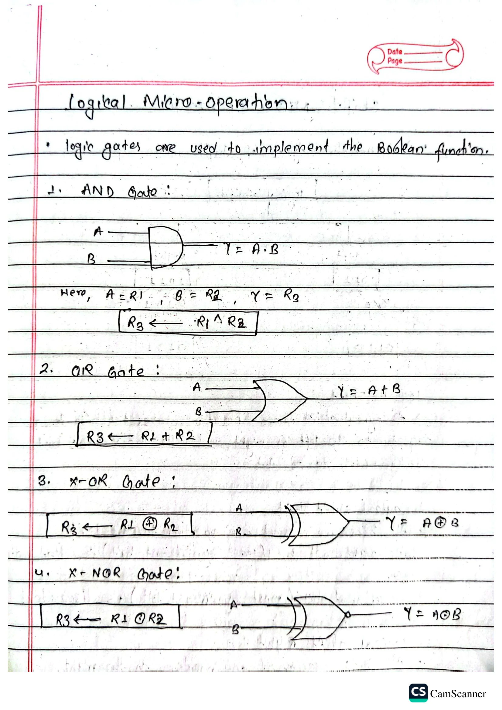 Computer Architecture Handwritten Note | Notestation