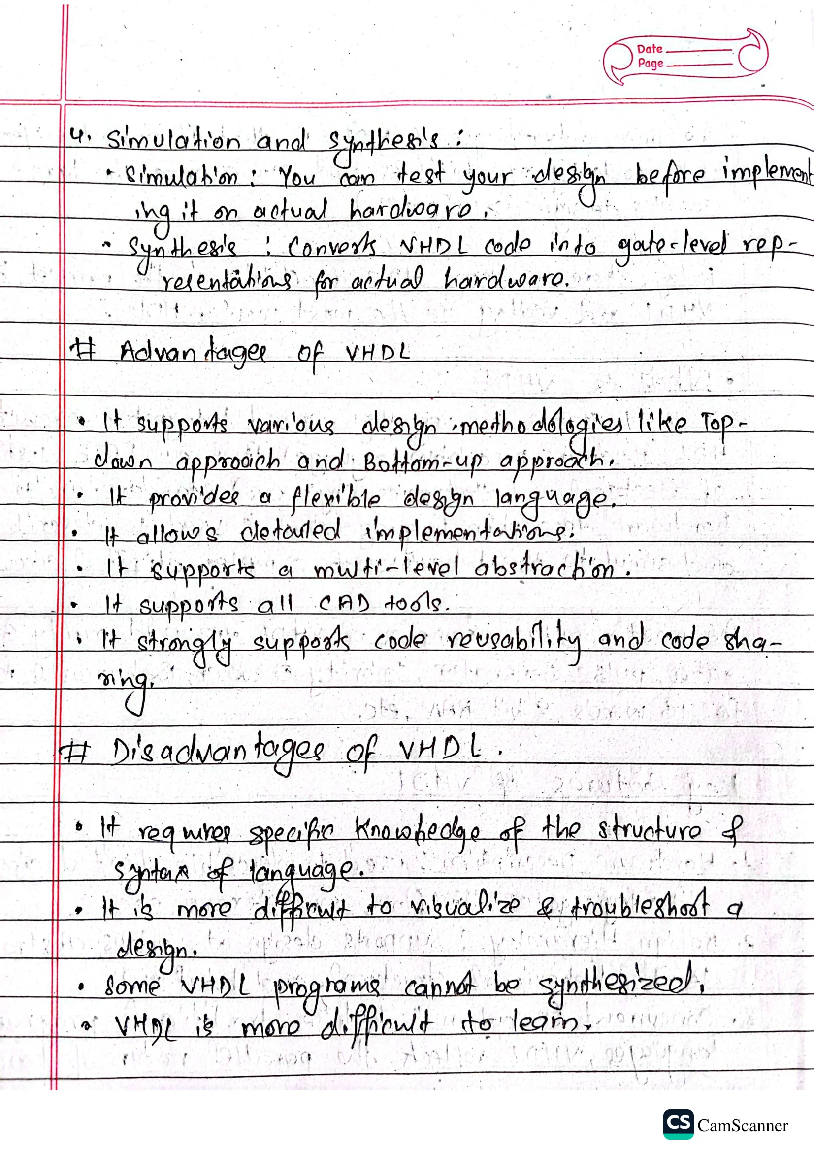 Handmade Notes Computer Science Mit Computer Architecture Handwritten Note | Notestation