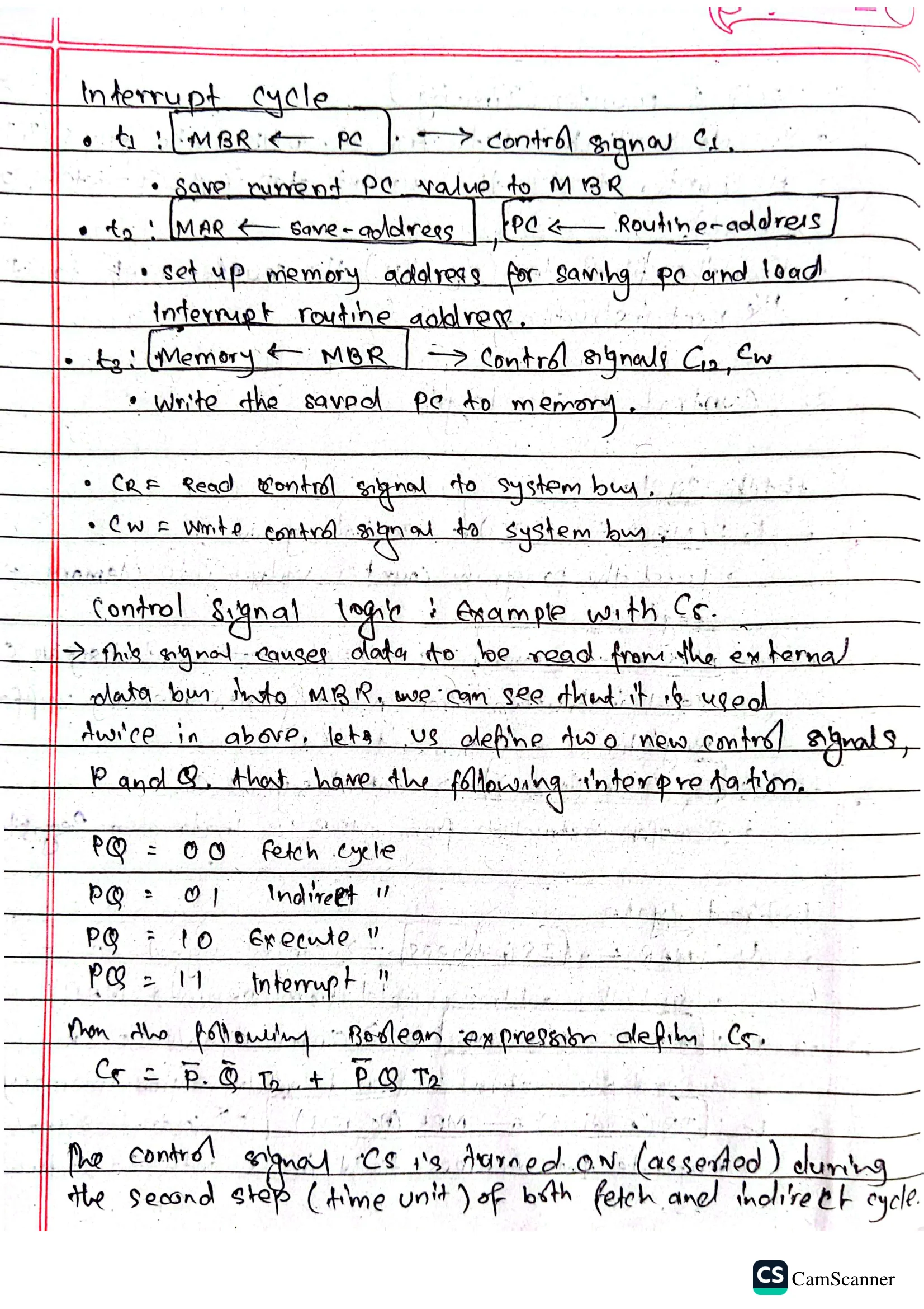 Computer Architecture Handwritten Note | Notestation