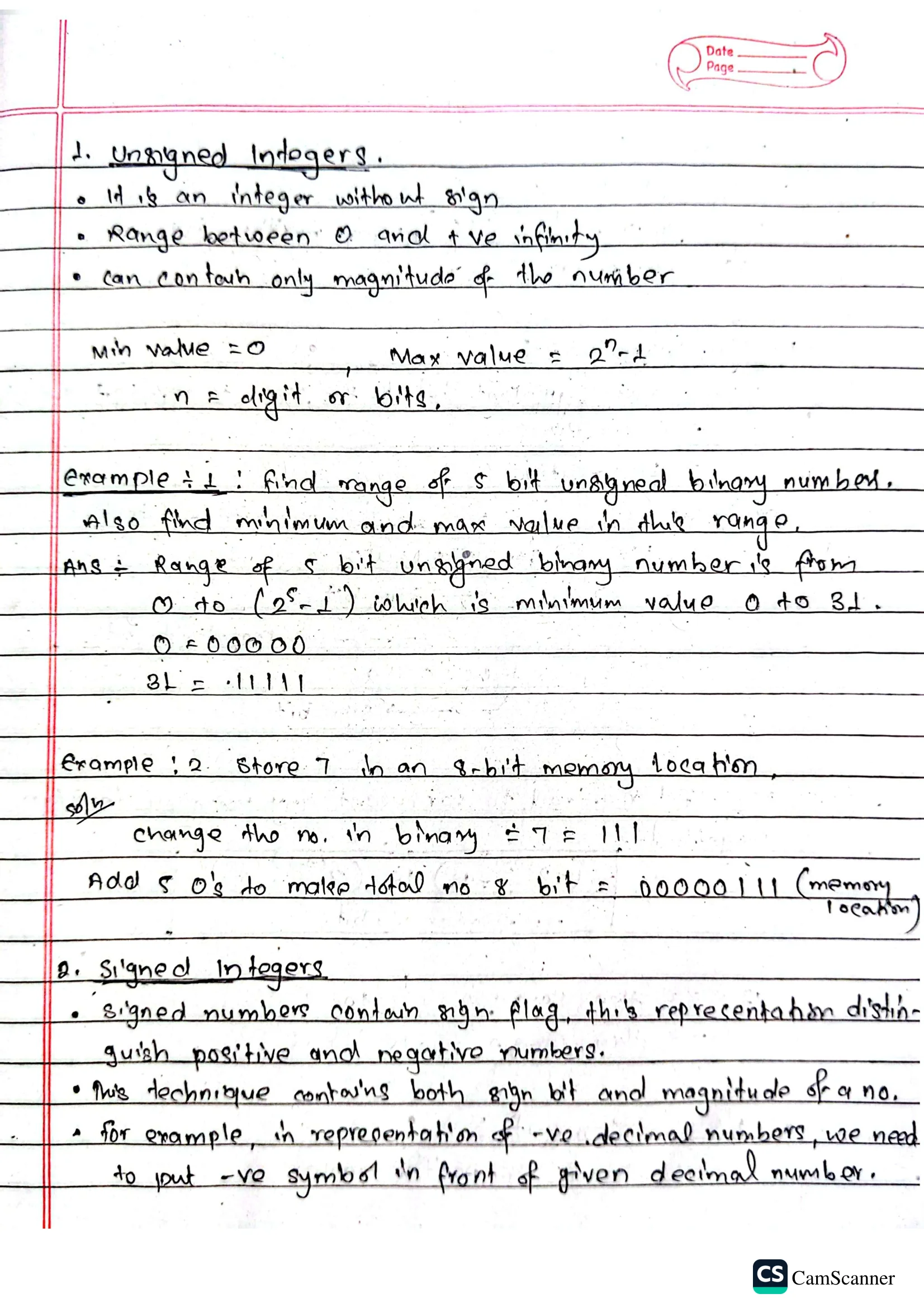 Computer Architecture Handwritten Note | Notestation