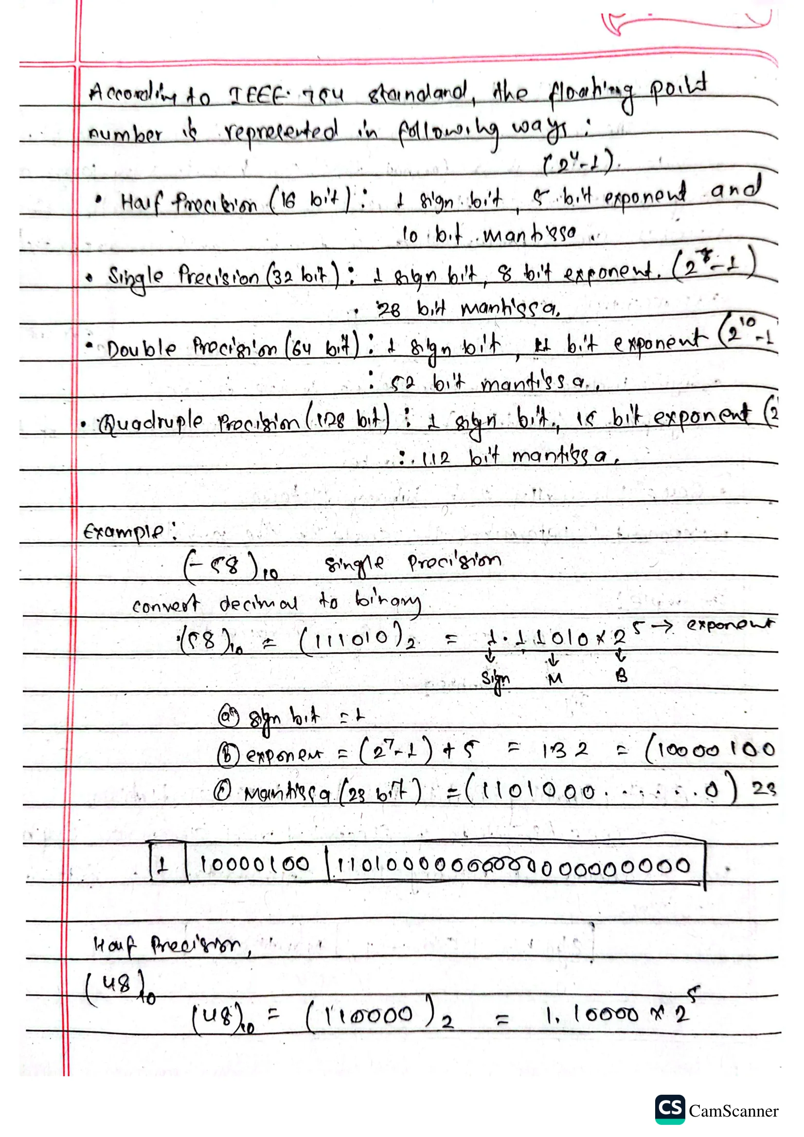 Computer Architecture Handwritten Note | Notestation